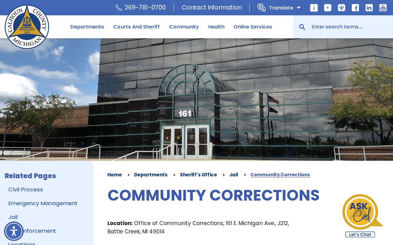 Calhoun County released inmate post-release reporting instructions